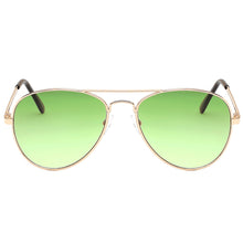 Load image into Gallery viewer, Aviator Sunglasses Classic - Non-Polarized - Gold Frame - Lime