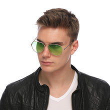 Load image into Gallery viewer, Aviator Sunglasses Classic - Non-Polarized - Gold Frame - Lime