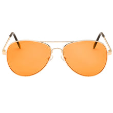 Load image into Gallery viewer, Aviator Sunglasses Classic - Non-Polarized - Gold Frame - Orange