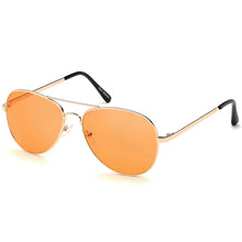 Load image into Gallery viewer, Aviator Sunglasses Classic - Non-Polarized - Gold Frame - Orange