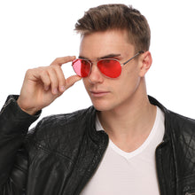 Load image into Gallery viewer, Aviator Sunglasses Classic - Non-Polarized - Gold Frame - Red