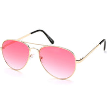 Load image into Gallery viewer, Aviator Sunglasses Classic - Non-Polarized - Gold Frame - Rose Pink
