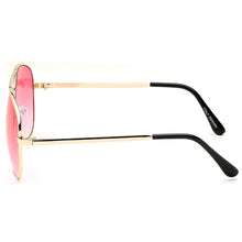 Load image into Gallery viewer, Aviator Sunglasses Classic - Non-Polarized - Gold Frame - Rose Pink