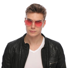 Load image into Gallery viewer, Aviator Sunglasses Classic - Non-Polarized - Gold Frame - Rose Pink