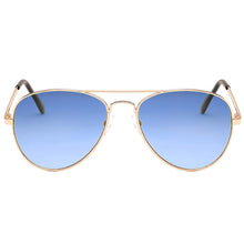 Load image into Gallery viewer, Aviator Sunglasses Classic - Non-Polarized - Gold Frame - Sky Blue