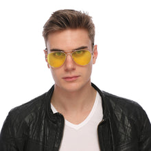 Load image into Gallery viewer, Aviator Sunglasses Classic - Non-Polarized - Gold Frame - Yellow