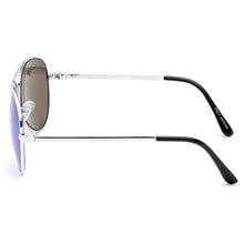 Load image into Gallery viewer, Aviator Sunglasses Classic - Non-Polarized - Silver Frame - Blue/Royal Mirror