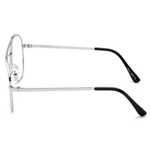 Load image into Gallery viewer, Aviator Sunglasses Classic - Non-Polarized - Silver Frame - Clear