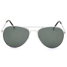 Load image into Gallery viewer, Aviator Sunglasses Classic - Non-Polarized - Silver Frame - Gray