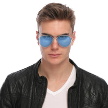 Load image into Gallery viewer, Aviator Sunglasses Classic - Non-Polarized - Silver Frame - Sky Blue