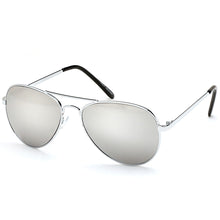 Load image into Gallery viewer, Aviator Sunglasses Classic - Non-Polarized - Silver Frame - Metallic Silver