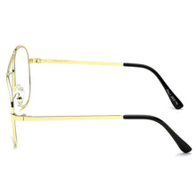 Load image into Gallery viewer, Aviator Sunglasses Classic - Non-Polarized - Yellow Gold Frame - Clear