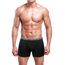 Load image into Gallery viewer, Falari Men&#39;s 4-Pack Black Bamboo Rayon Ultra Soft Lightweight Breathable Boxer Briefs Underwear