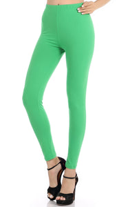 Falari Classic Leggings - Light Green