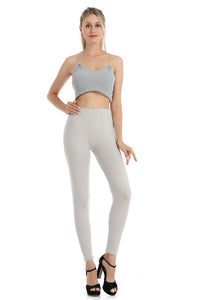 Falari Classic Leggings - Light Grey