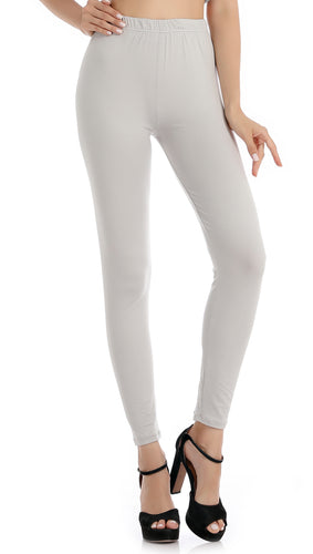 Falari Classic Leggings - Light Grey