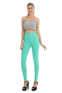 Falari Classic Leggings - Tiffany Green