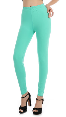 Falari Classic Leggings - Tiffany Green