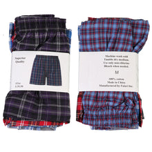 Load image into Gallery viewer, Falari 4-Pack Men&#39;s Boxer Underwear 100% Cotton Premium Quality 368-04
