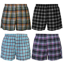 Load image into Gallery viewer, Falari 4-Pack Men&#39;s Boxer Underwear 100% Cotton Premium Quality 368-05