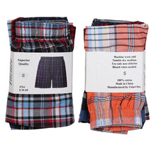 Load image into Gallery viewer, Falari 4-Pack Men&#39;s Boxer Underwear 100% Cotton Premium Quality 368-09