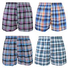 Load image into Gallery viewer, Falari 4-Pack Men&#39;s Boxer Underwear 100% Cotton Premium Quality 368-10