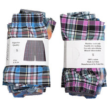 Load image into Gallery viewer, Falari 4-Pack Men&#39;s Boxer Underwear 100% Cotton Premium Quality 368-10