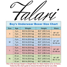 Load image into Gallery viewer, Falari 4-Pack Boy Boxer Underwear 100% Cotton Premium Quality