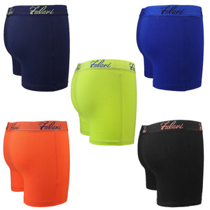 Falari 5-Pack Boy's Boxer Brief Underwear Cotton Ultimate ComfortSoft Premium Quality