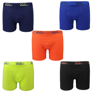 Falari 5-Pack Boy's Boxer Brief Underwear Cotton Ultimate ComfortSoft Premium Quality