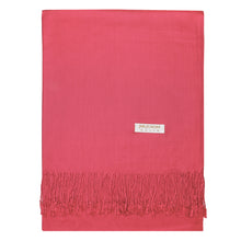 Load image into Gallery viewer, Women&#39;s Soft Solid Color Pashmina Shawl Wrap Scarf - Coral Pink