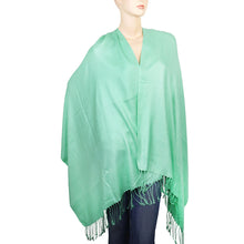 Load image into Gallery viewer, Women&#39;s Soft Solid Color Pashmina Shawl Wrap Scarf - Mint