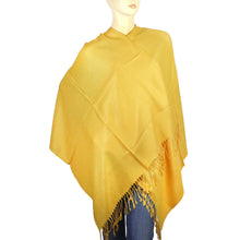 Load image into Gallery viewer, Women&#39;s Soft Solid Color Pashmina Shawl Wrap Scarf - Gold