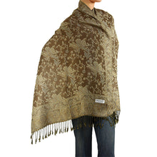 Load image into Gallery viewer, Women&#39;s Paisley Pashmina Scarf - Beige