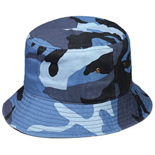 Load image into Gallery viewer, Bucket Hat - Blue Camouflage