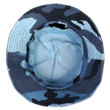 Load image into Gallery viewer, Bucket Hat - Blue Camouflage