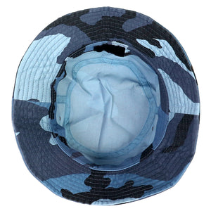 Bucket Hat - Blue Camouflage