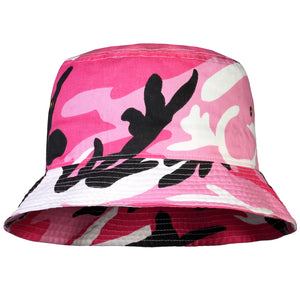 Bucket Hat - Pink Camouflage