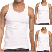 Load image into Gallery viewer, 3-Pack Men&#39;s A-Shirt Tank Top Gym Workout Undershirt