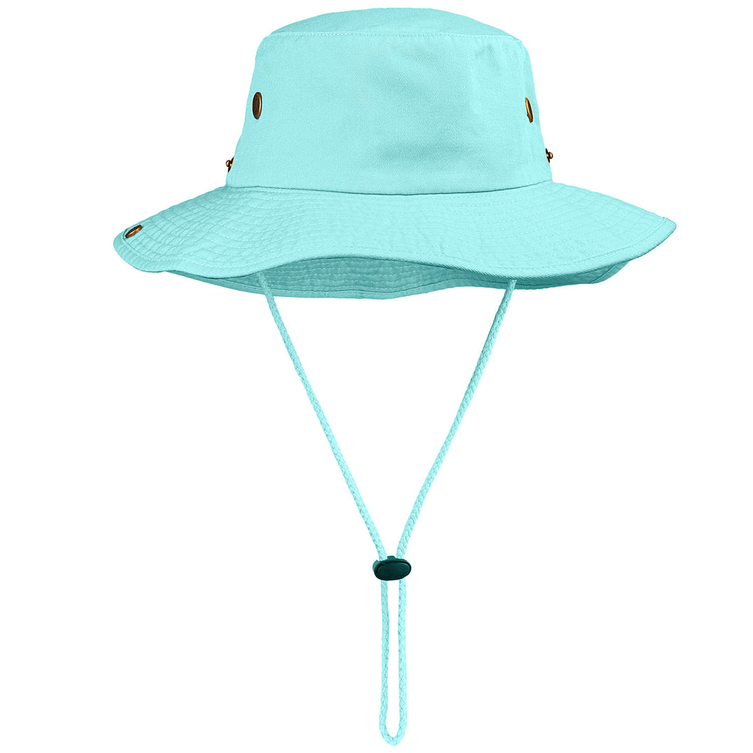 Wide Brim Boonie Hat - Aqua