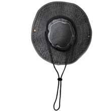 Load image into Gallery viewer, Wide Brim Boonie Hat - Black Denim