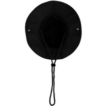 Load image into Gallery viewer, Wide Brim Boonie Hat - Black