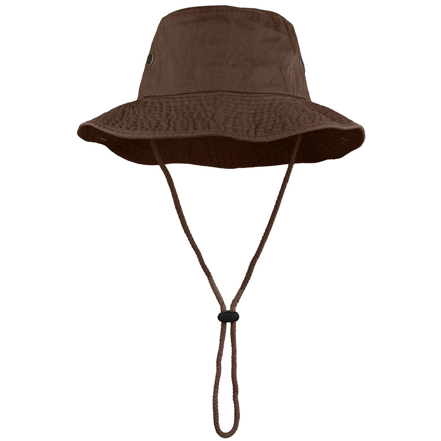 Wide Brim Boonie Hat - Dark Brown – Falari
