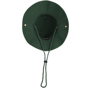 Wide Brim Boonie Hat - Dark Green