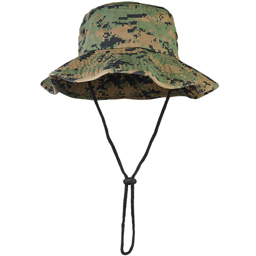 Wide Brim Boonie Hat - Green Digital