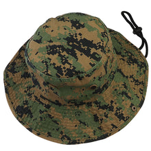 Load image into Gallery viewer, Wide Brim Boonie Hat - Green Digital