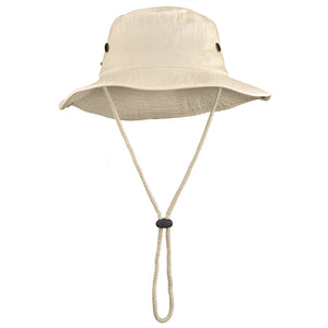 Wide Brim Boonie Hat - Putty