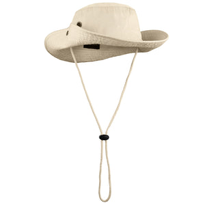 Wide Brim Boonie Hat - Putty