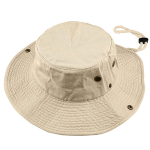 Wide Brim Boonie Hat - Putty