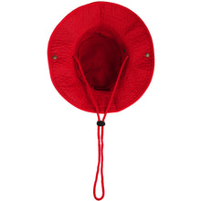 Load image into Gallery viewer, Wide Brim Boonie Hat - Red